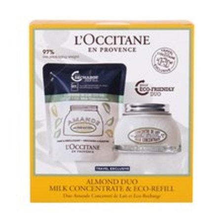 L'Occitane Almond Duo Milk Concentrate Ecorefill Set Gift Set