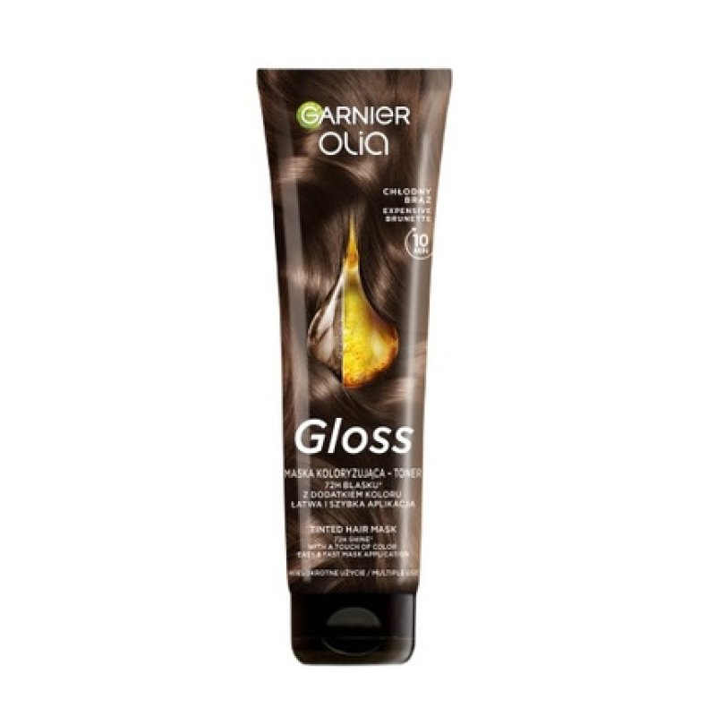 Olia Gloss Coloring Mask Hair Toner Cool Brown 150ml