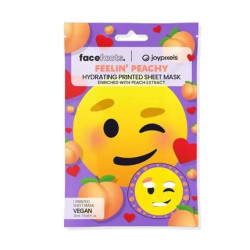 Face Facts Joypixels Feelin Peachy Printed Sheet Mask