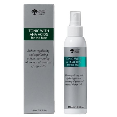 Green Pharm Cosmetics Cleansing Tonic With Aha Acids Exfoliating Tonic For Face 250ml