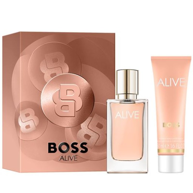 Boss Hug Alive Eau De Parfum 30ml Body Lotion 50ml Gift Set