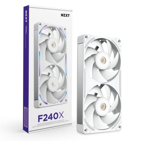 NZXT F240X RGB White