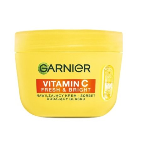 Garnier Vitamin C Fresh & Bright Moisturizing Sorbet Cream Adding Glow 85ml