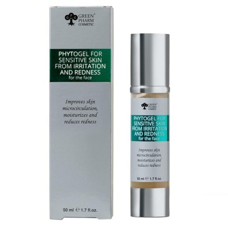 Green Pharm Cosmetics Phytogel For Sensitive Skin From Irritation And Redness Facial Gel 50ml