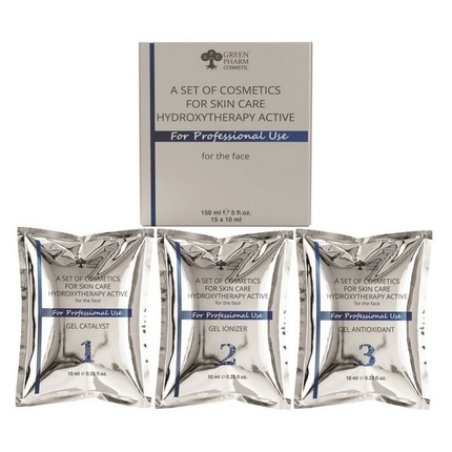 Green Pharm Cosmetics Hydroxy Therapy Gel Set 5x10ml Hydroxy Therapy Gel 5x10ml Antioxidant Gel 5x10ml Ionizing Gel
