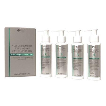 Green Pharm Cosmetics Skinter Ultra Stimulating Face Gel Set 250ml Each Of Stimulating Gel Acid Neutralizer Oxygenating