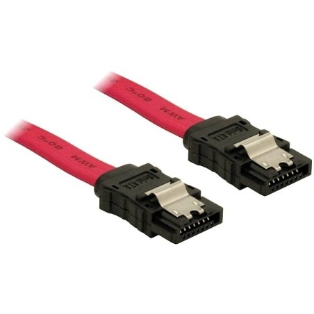 DeLOCK SATA Cable - 0.7m câble SATA 0,7 m Rouge