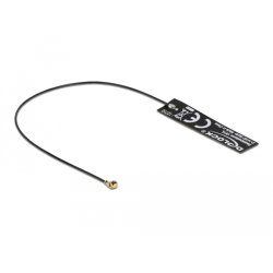 DeLOCK GNSS BEIDOU GALILEO GLONASS GPS L1 L2 L5 Antenne compatible I-PEX Inc., MHF I mâle 0 - 2 dBi omnidirectionnelle
