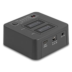 DeLOCK 64300 storage drive docking station USB 3.2 Gen 2 (3.1 Gen 2) Type-C Black
