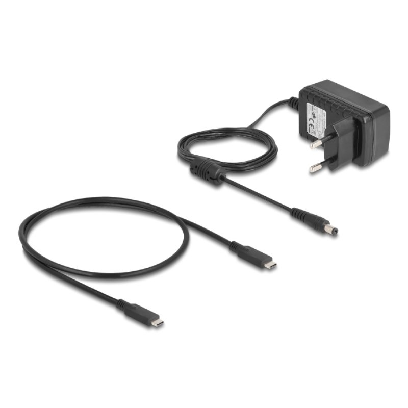 DeLOCK 64300 storage drive docking station USB 3.2 Gen 2 (3.1 Gen 2) Type-C Black