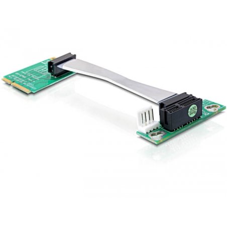 Riser Karte Mini PCI Express PCI Express x1 links gerichtet