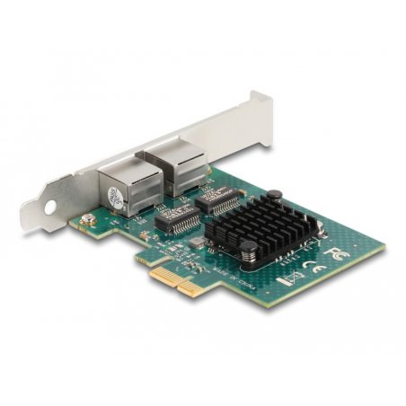 DeLOCK Carte PCI Express x1 vers 2 x RJ45 Gigabit LAN