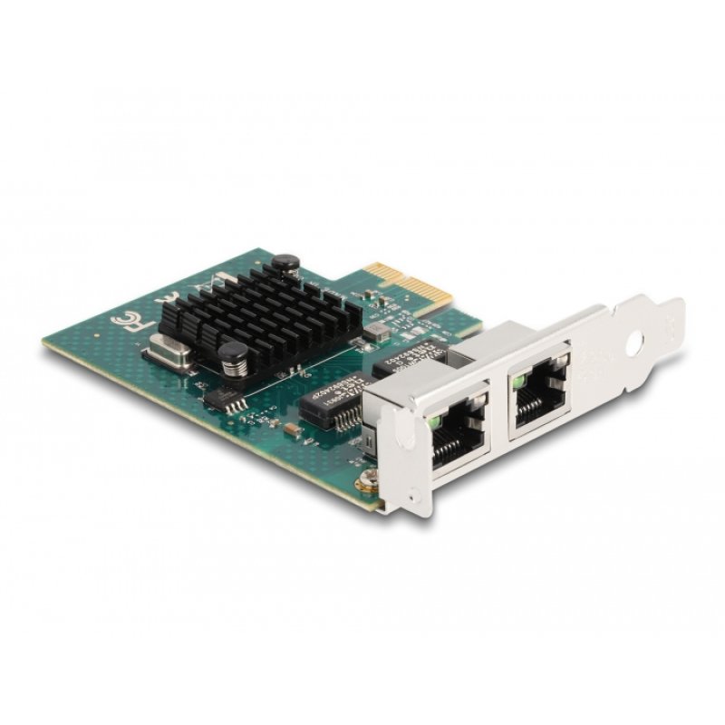PCI Express x1 Netzwerkkarte Gigabit LAN 2 x RJ45 BCM