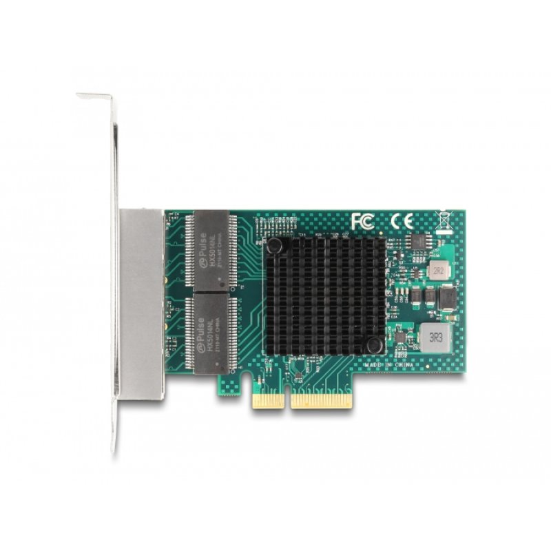 PCI Express x4 Netzwerkkarte Gigabit LAN 4 x RJ45 BCM