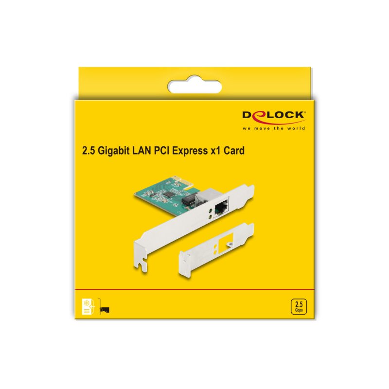 DeLOCK PCI Express x1 Card to 1 x RJ45 2.5 Gigabit LAN RTL8125