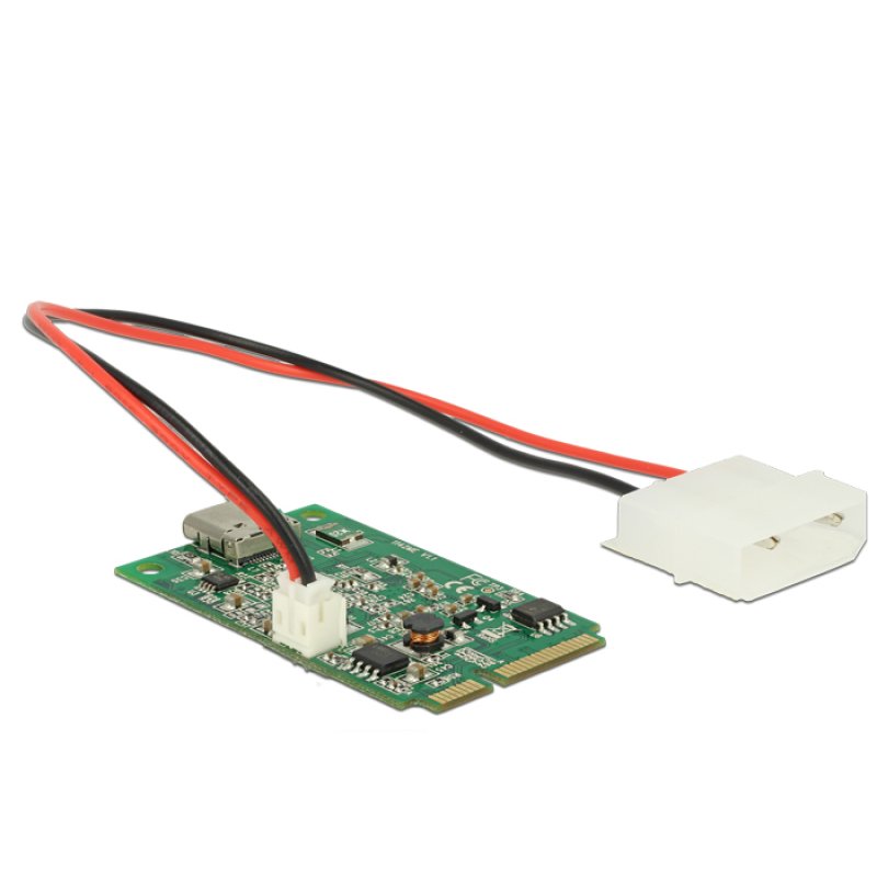 Mini PCIe I/O PCIe full size 1 x USB Type-C™ 3.1 Gen 2 Buchse