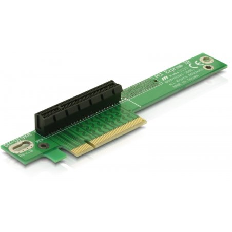 Riser Karte PCI Express x8 x8 90° links gewinkelt