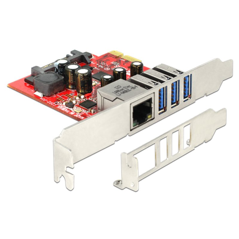 DeLOCK 89382 carte réseau Interne Ethernet 5000 Mbit/s