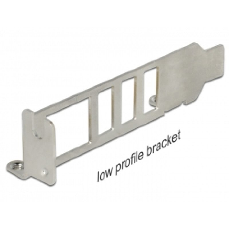 PCI Express x1 Karte zu 3 x extern USB 5 Gbps 1 x extern Gigabit LAN - Low Profile Formfaktor