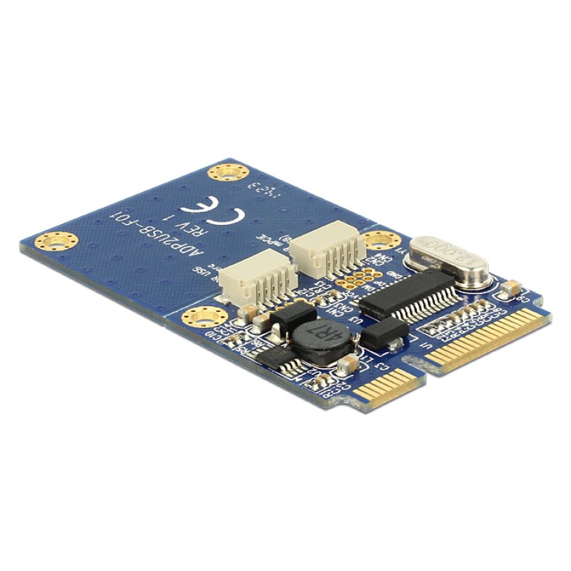 Mini PCIe I/O full size 2 x USB 2.0 Typ-A Buchse