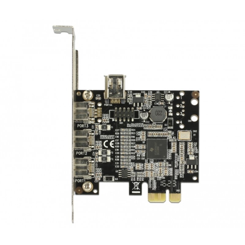 PCI Express x1 Karte 3 x extern FireWire B 1 x intern FireWire A