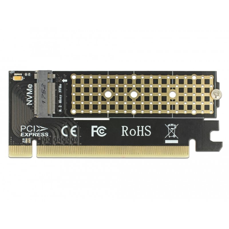 PCI Express x16 Karte zu 1 x NVMe M.2 Key M