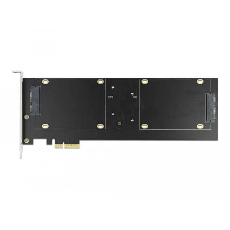 PCI Express x2 Karte für 4 x SATA HDD / SSD RAID