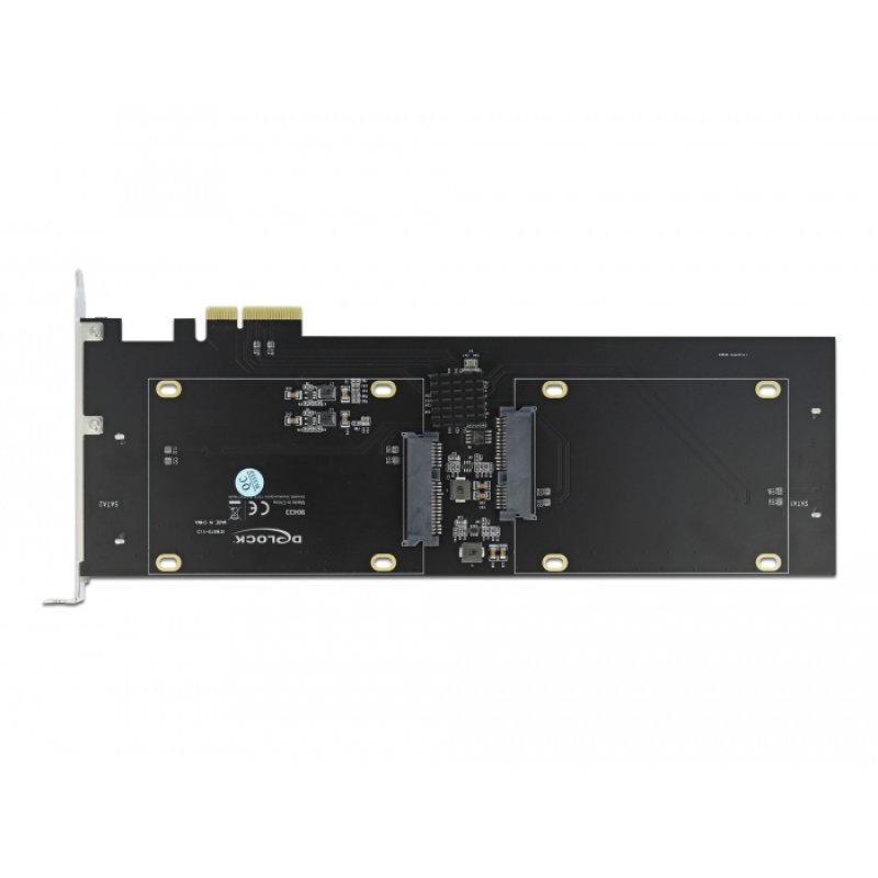 DeLOCK Carte PCI Express x2 pour x 2 SATA HDD / SSD RAID