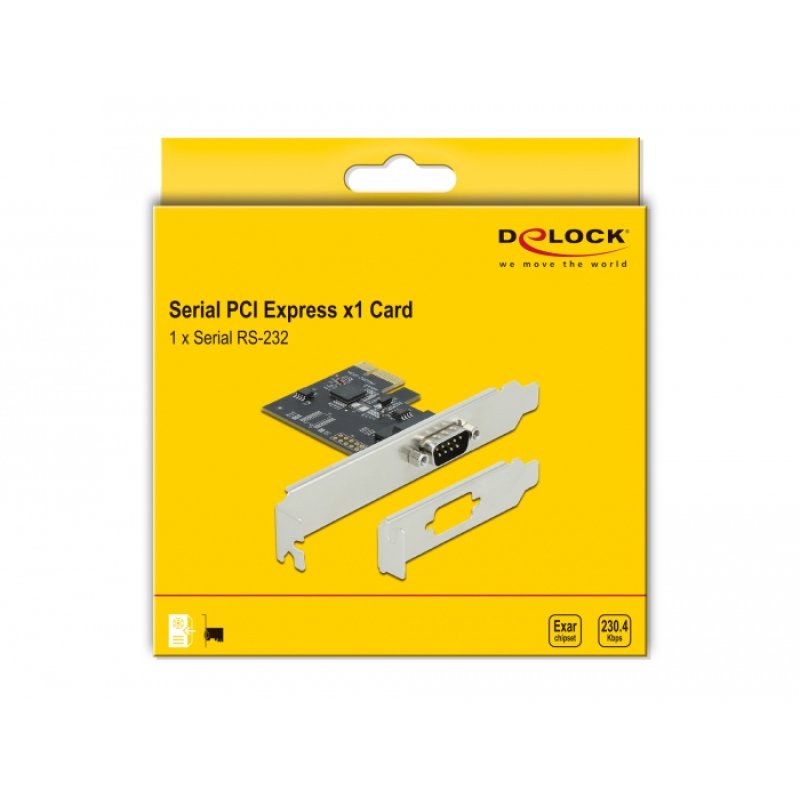DeLOCK PCI Express x1 Card to 1 x Serial RS-232