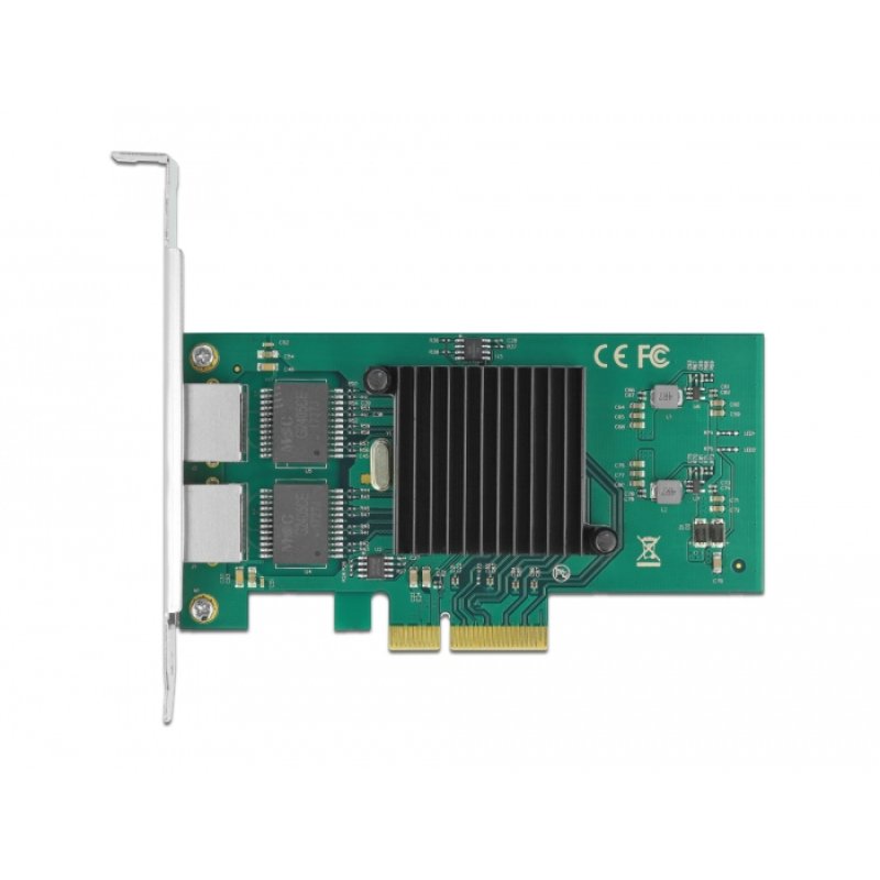 PCI Express x4 Netzwerkkarte Gigabit LAN 2 x RJ45 i82576