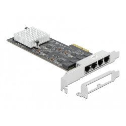 PCI Express x4 Netzwerkkarte 2,5 Gigabit LAN 4 x RJ45 RTL8125