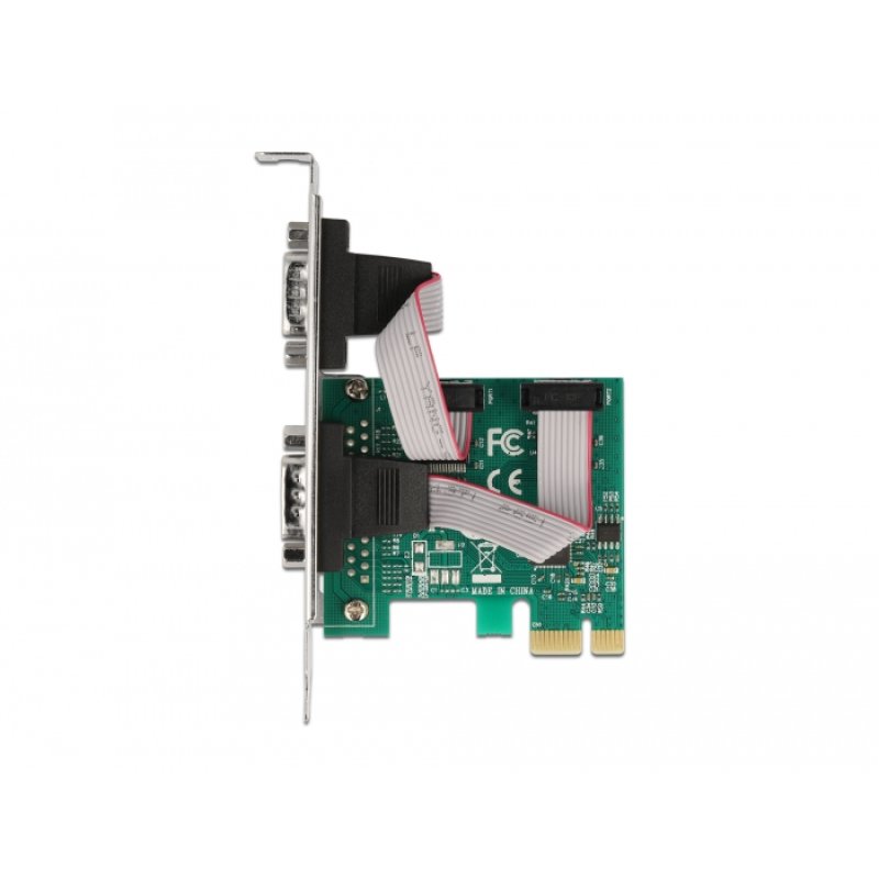 DeLOCK Carte PCI Express x1 vers 2 x RS-232 en série