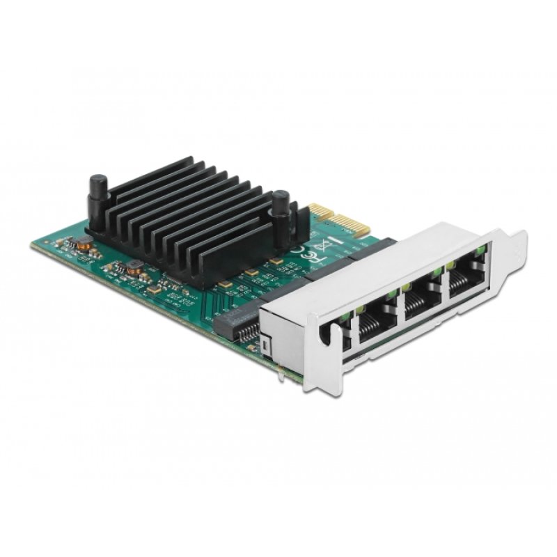 DeLOCK Carte PCI Express x1 vers 4 x Gigabit LAN