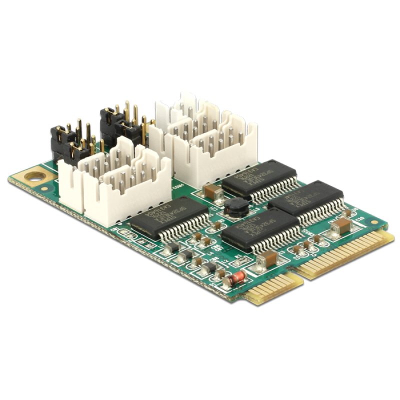 Modul MiniPCIe I/O PCIe full size 4 x Seriell RS-232 mit Spannungsversorgung