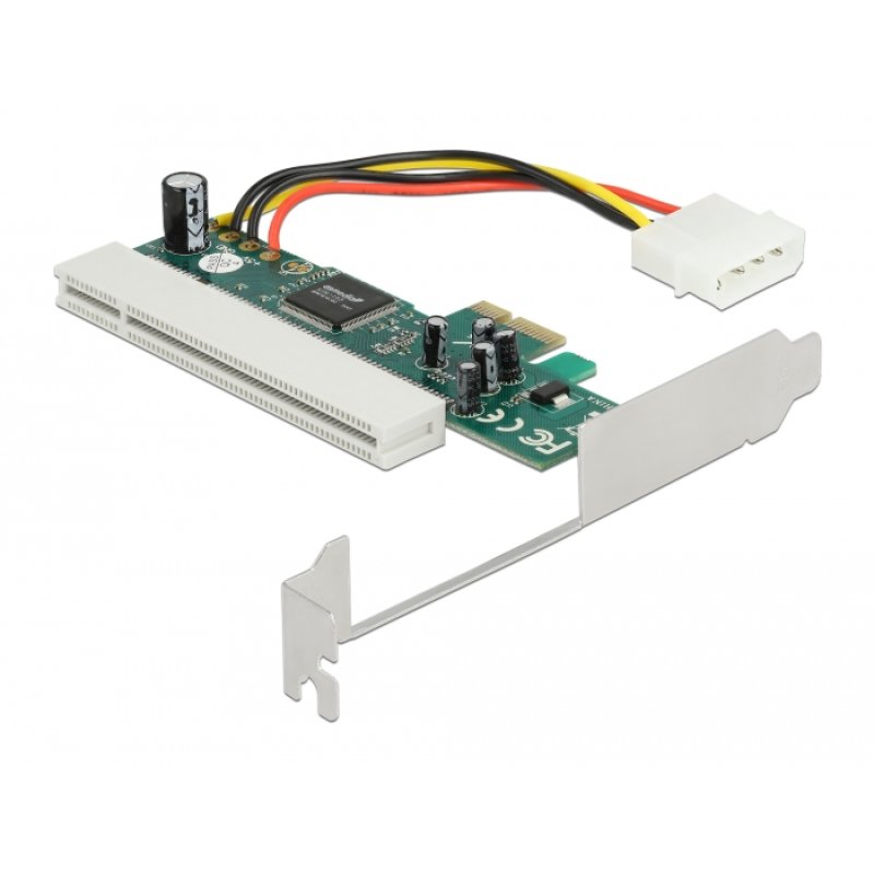 DeLOCK Riser Card PCI Express x1 to 1 x PCI 32 Bit 5 V Slot Asmedia