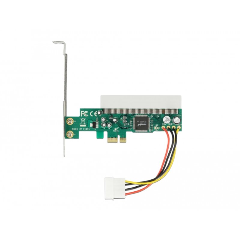 Riser Karte PCI Express x1 zu 1 x PCI 32 Bit 5 V Slot Asmedia
