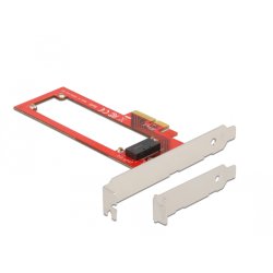 PCI Express x4 Karte zu 1 x EDSFF E1.S Slot - Low Profile Formfaktor