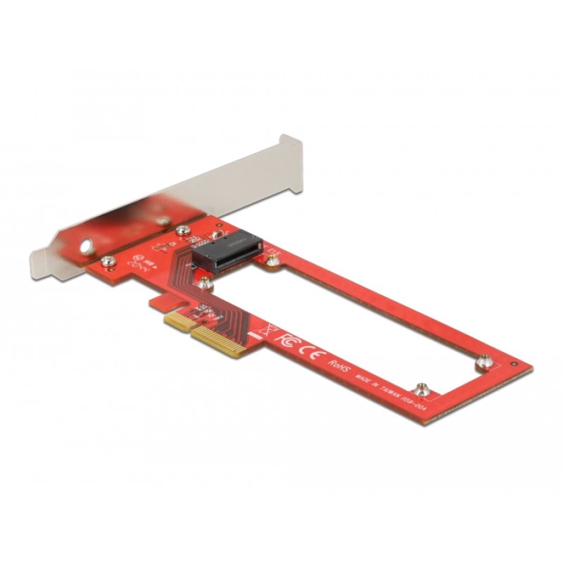 PCI Express x4 Karte zu 1 x EDSFF E1.S Slot - Low Profile Formfaktor