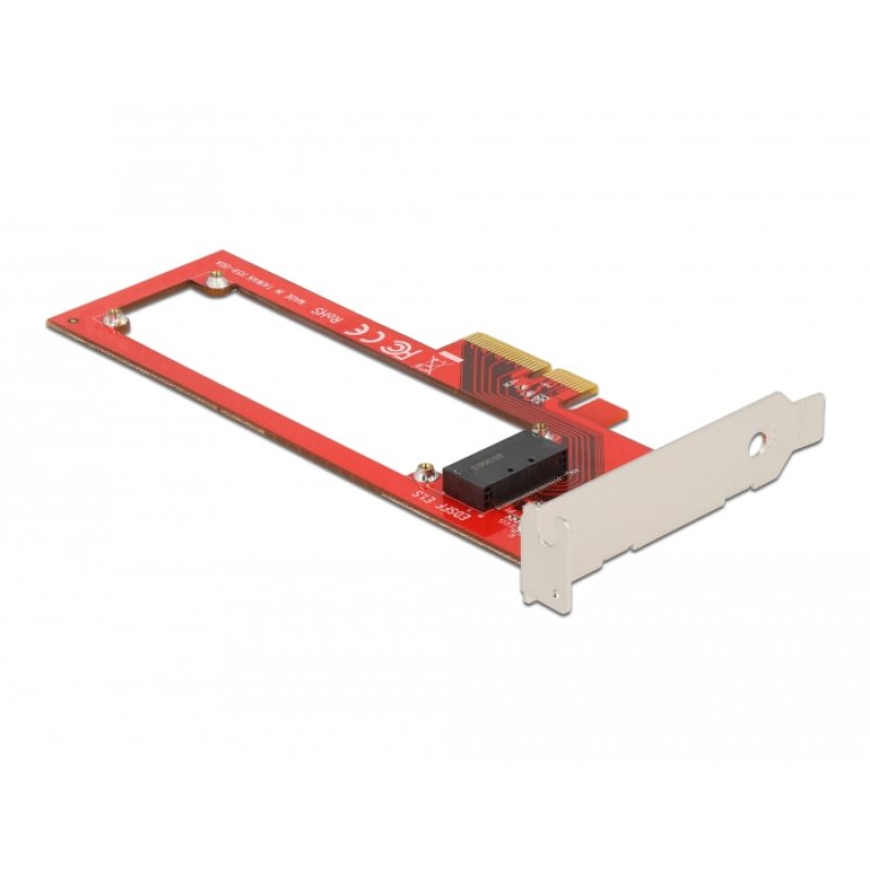 PCI Express x4 Karte zu 1 x EDSFF E1.S Slot - Low Profile Formfaktor