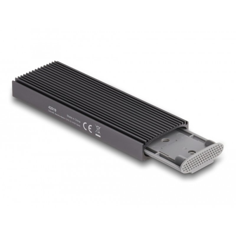 DeLOCK Boitier USB Type-C Combo externe pour M.2 NVMe PCIe ou SATA SSD - sans outil