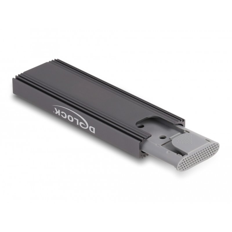 DeLOCK Boitier USB Type-C Combo externe pour M.2 NVMe PCIe ou SATA SSD - sans outil