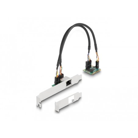 DeLOCK Mini PCIe I/O PCIe half size 1 x RJ45 2,5 Gigabit LAN