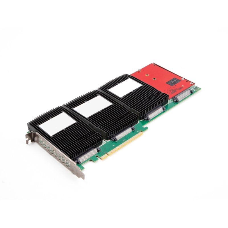 DeLOCK Carte PCI Express 4.0 x16 à 4 x U.2 NVMe SFF-8639 internes - Bifurcation (Lxl: 288 x 122 mm)