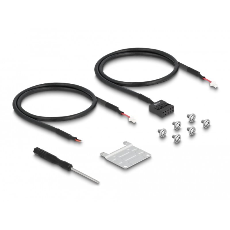 Konverter M.2 Key B M Stecker zu 1 x Mini PCIe Slot half size / full size mit flexiblem Kabel