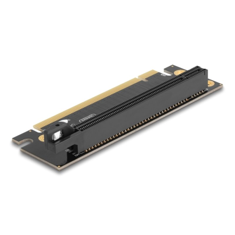Riser Karte PCI Express 3.0 x16 Stecker zu x16 Slot 90° links gewinkelt - Slothöhe 35 mm
