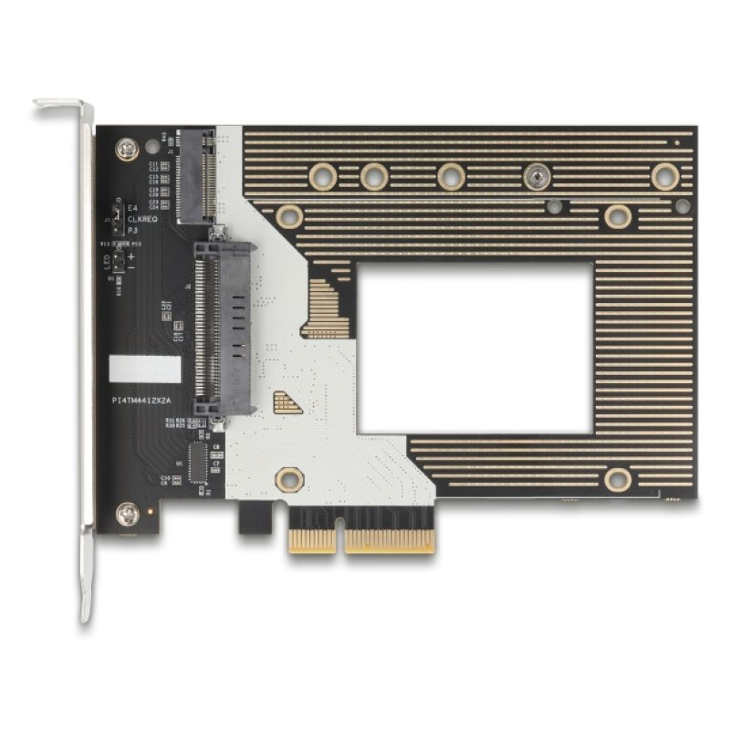 PCI Express 4.0 x4 Karte zu 1 x NVMe M.2 Key M 110 mm oder U.2 Slot