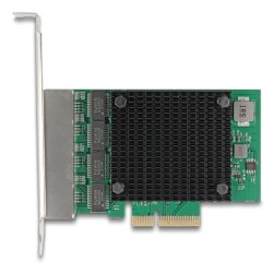 DeLOCK PCI Express x4 Network Card 2.5 Gigabit LAN 4 x RJ45 RTL8125
