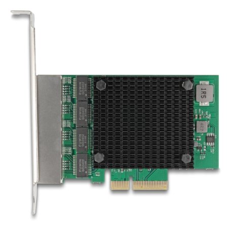 PCI Express x4 Netzwerkkarte 2,5 Gigabit LAN 4 x RJ45 RTL8125