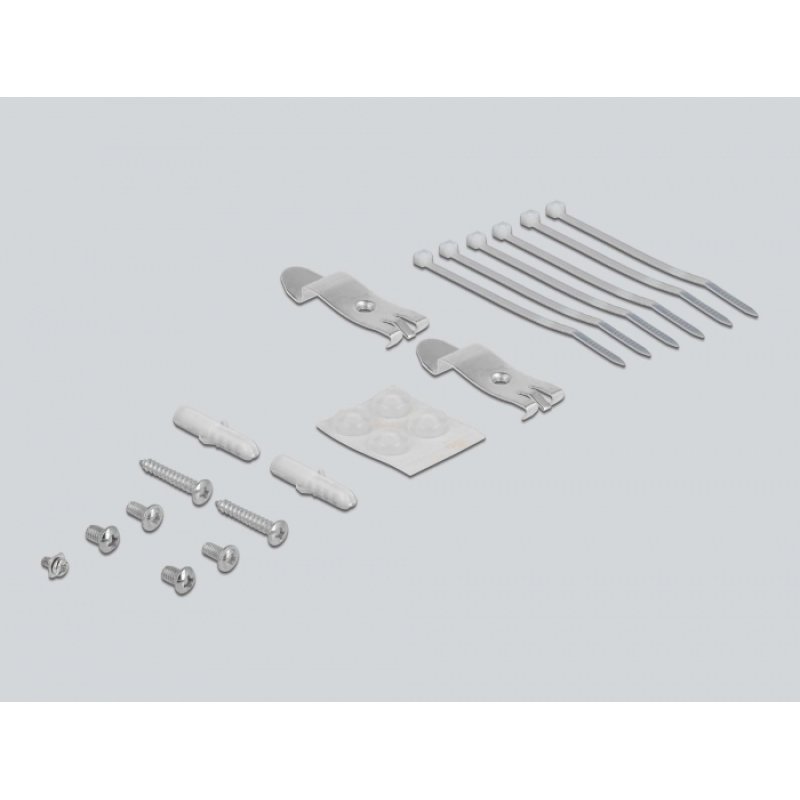 Delock Keystone Patchpanel 6 Port schwarz