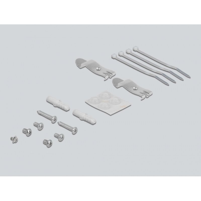 DeLOCK Panneau de distribution Keystone, 4 ports, noire